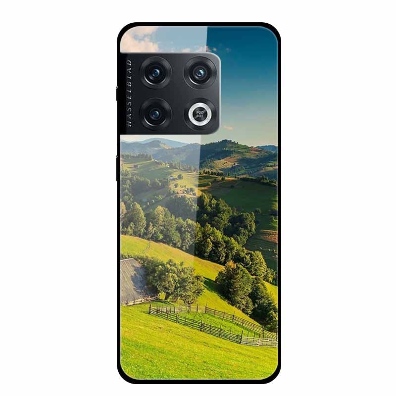 Чехол для One plus 10 Pro Ударопрочный Закаленное Стекло Жесткая Задняя Крышка Для OnePlus 10 Pro 10Pro Oneplus10 1+10 Pro Бампер Чехол Coque Case