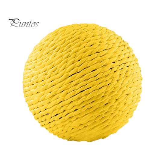 Мяч-когтеточка для кошек из сизаля, интерактивная игрушка-когтеточка для кошек, натуральный сизалевый мяч-когтеточка со звуком для обучения котят чистке зубов