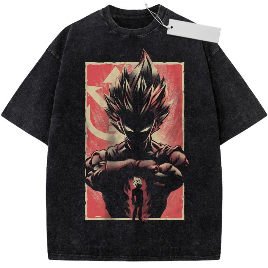 Unisex Black Washed Vintage T Shirt Demon Slayer Tokito Muichiro High Quality Fabric for Fitness Casual Shopping