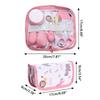 Набор для ухода за ребенком 6 шт.+Сумка для хранения Назальный аспиратор Ножницы для ногтей Расческа Щетка Набор чистящих инструментов Подарок для новорожденного Набор для здоровья детей