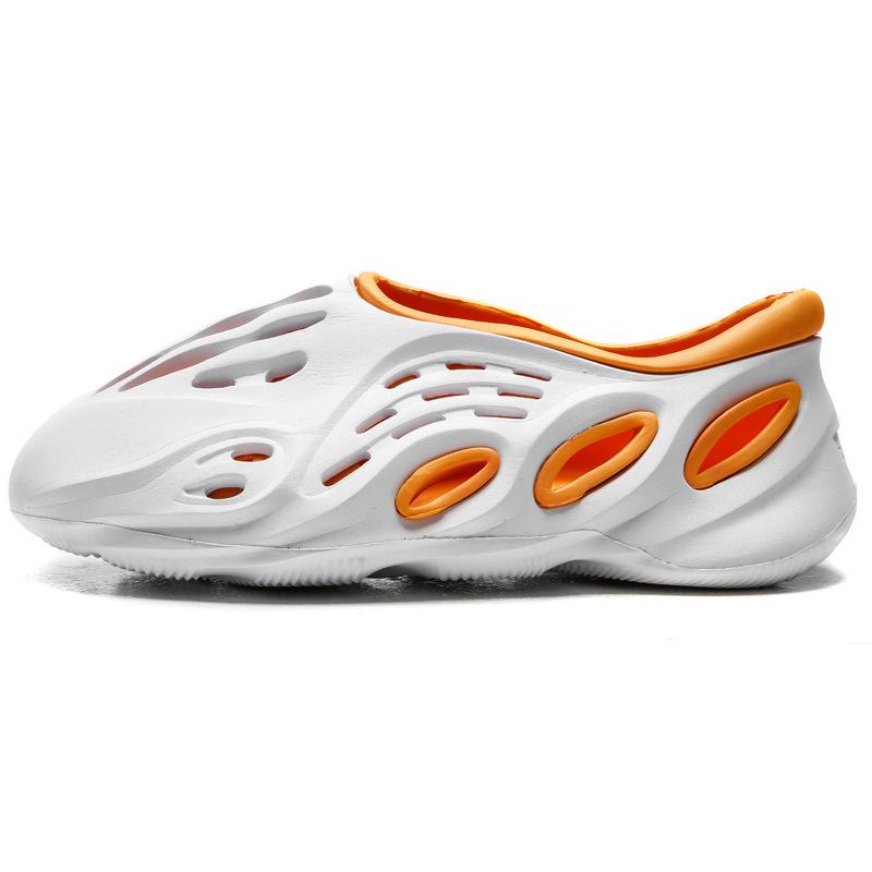 Обувь Coconut hole, мужская летняя повседневная двухцветная полая пляжная обувь для прогулок, пара, модная обувь для сада, женская