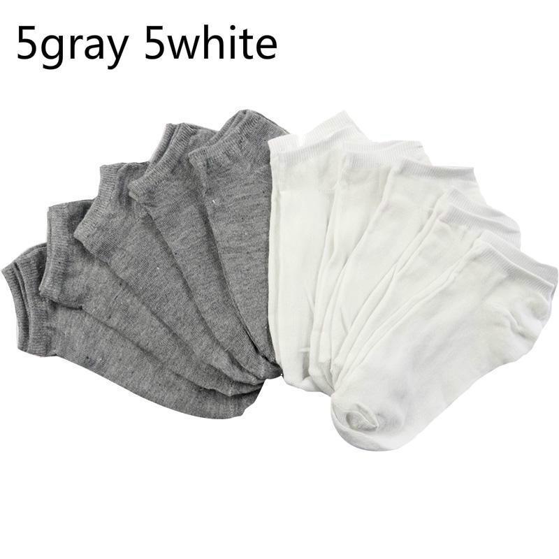 10Pair Women's Socks Short Candy Color Dot Cute Art Socks Female Thin Ankle Cotton Blends Socks