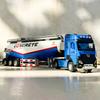 1:50 Toy Car Model Highly Simulated Transport Tanker Truck Toy Model with Water Spray Function for Children