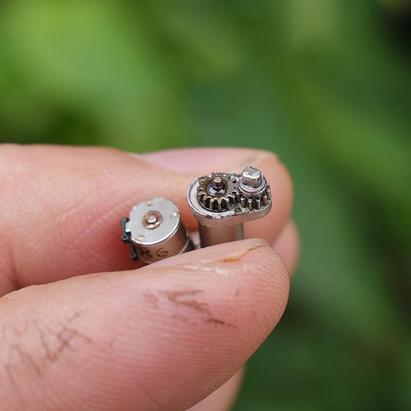 1 шт. 2-фазный 4-проводной 1,6 мм плоский вал микро прецизионный шаговый двигатель планетарный металлический редуктор шаговый двигатель