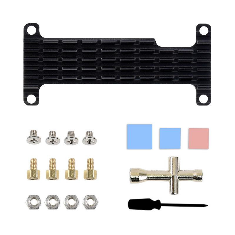 Raspberry Pi Zero 2 W Aluminum Heatsink Metal Case with Tools