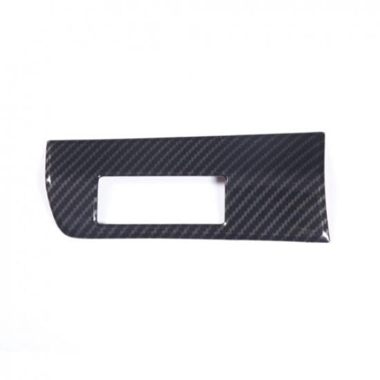 Carbon Fiber ABS Steering Wheel Left-Hand Slot Trim For Corvette C8 -2025