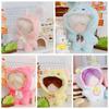 Multicolor Doll Clothes Plush Hairy One-piece Garment Cartoon Animal Jumpsuits  Stuffed Cotton Doll