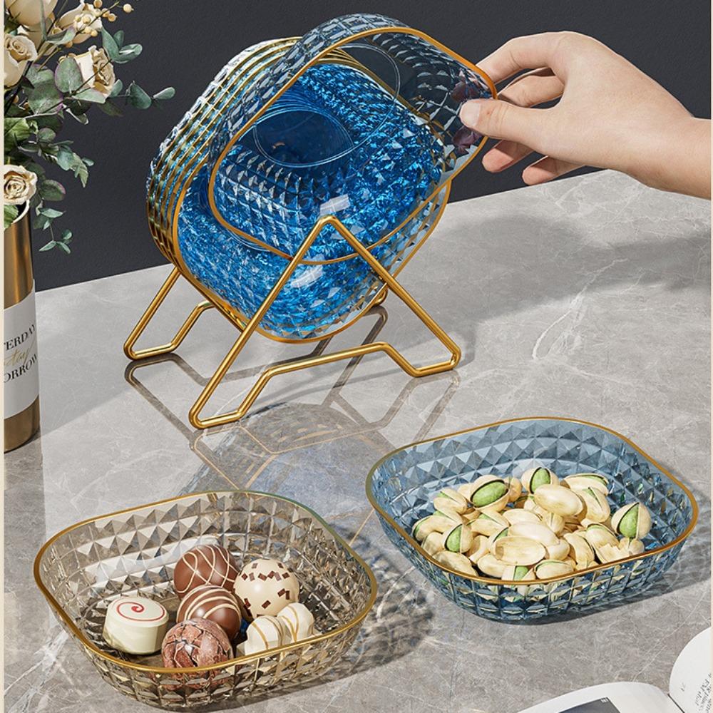 Reusable Bone Plate High-end Fruit Plate Multipurpose Vegetable Plate  Dining Table