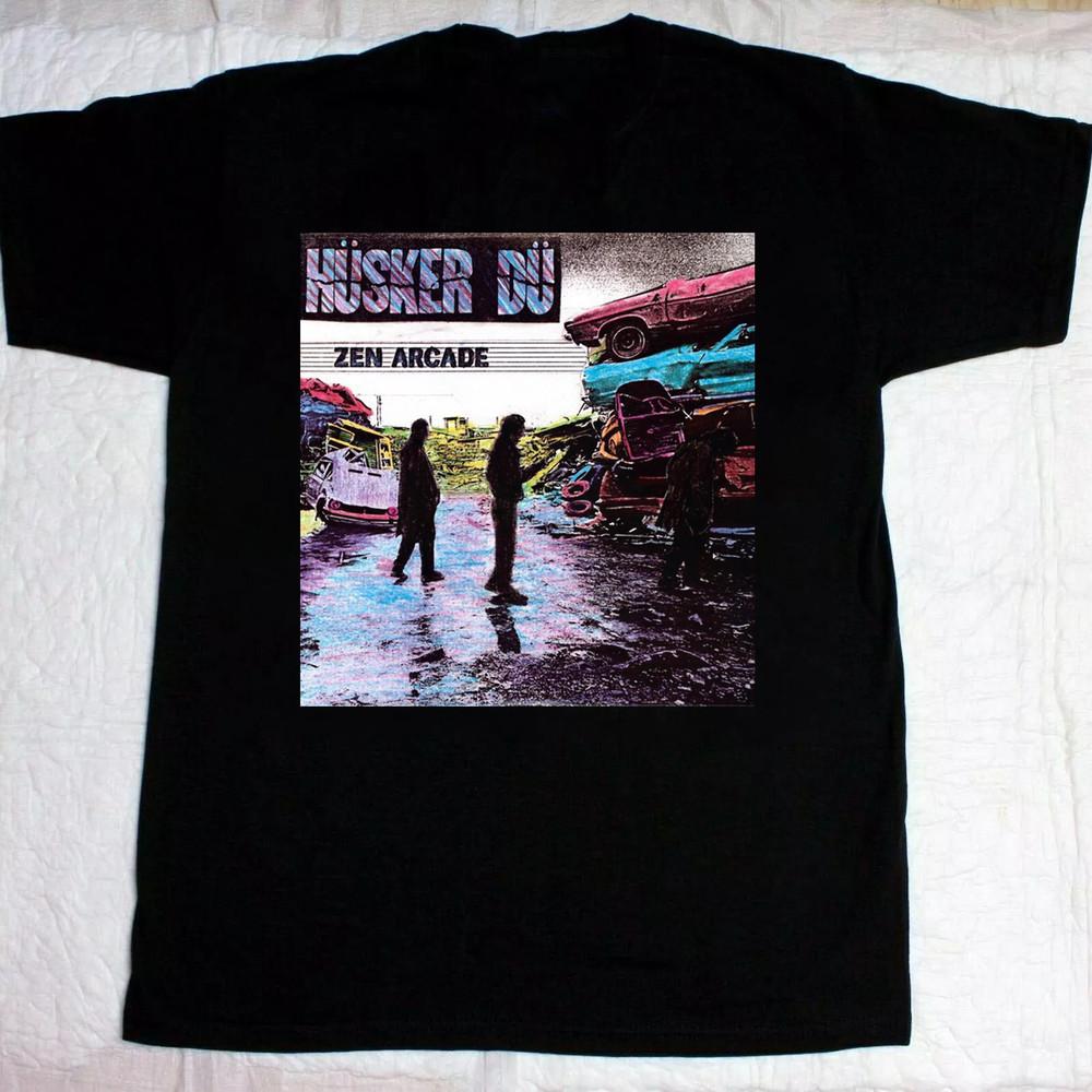 Husker Du - Zen Arcade Black Cotton T Shirt Size S-5XL Unisex T-Shirt