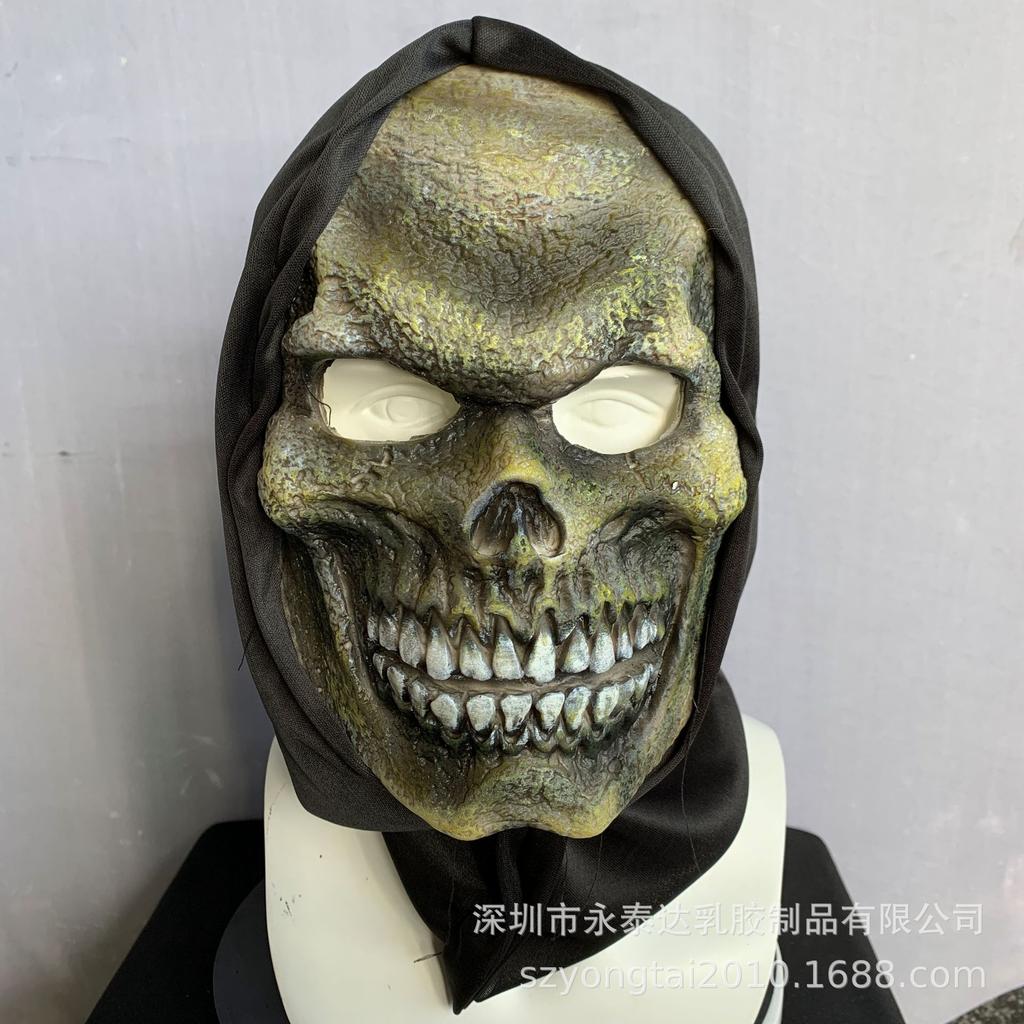 Halloween novelty latex mask Classic horror half-face mask cosplay Haunted house escape room gag headgear