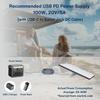 Мини-кабель DC5521 на 5,5x2,1 мм / Тип C с проводом 19AWG и несколькими вариантами длины для внутреннего и наружного использования