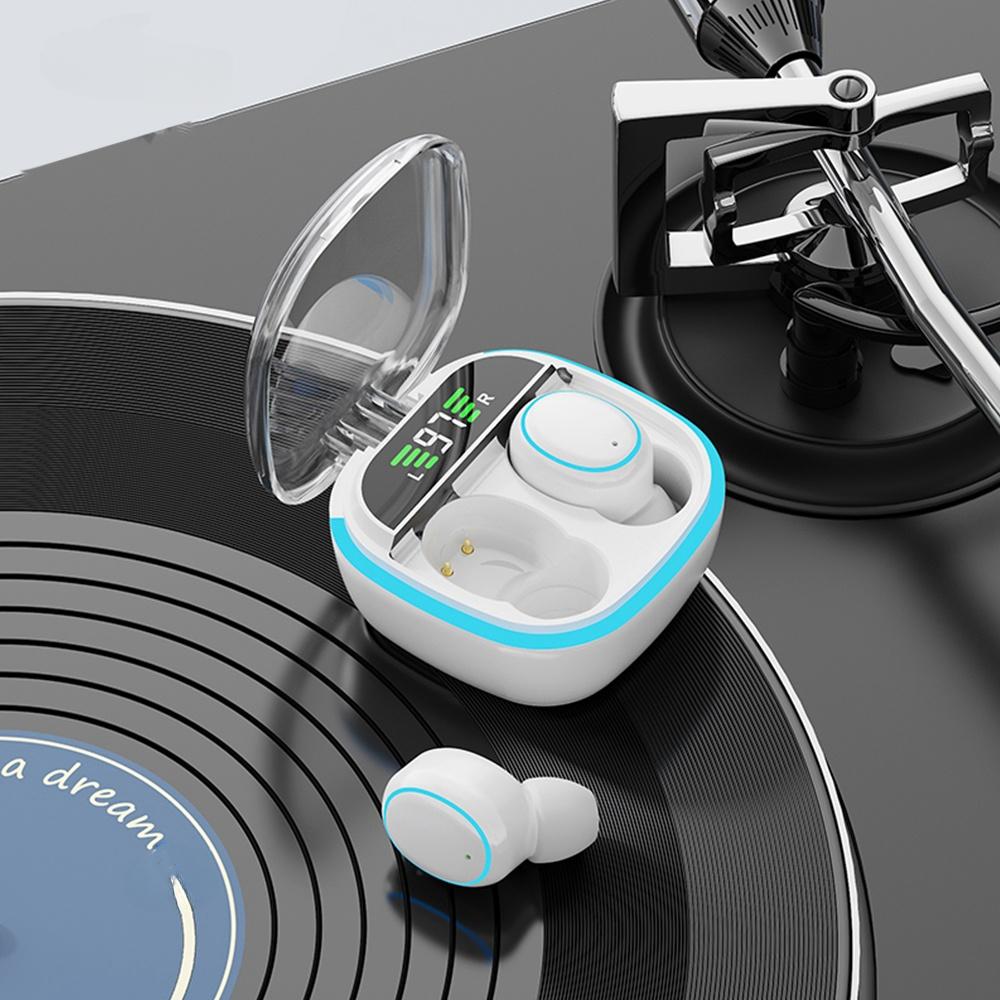 Беспроводная Bluetooth 5.4 Мини-гарнитура маленькие наушники-вкладыши для сна, работы, спорта, невидимые наушники HD HIFI бас-звук качественные наушники