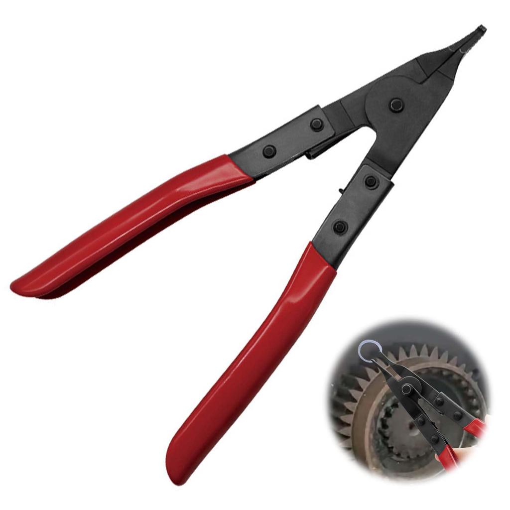 PAVIKE Transmission Flat Steel Maintenance Circlip Bore Bearing Machinery Industrial Pliers Multi-Function Pliers, Anti-Rust Pliers, Pliers, Tools,