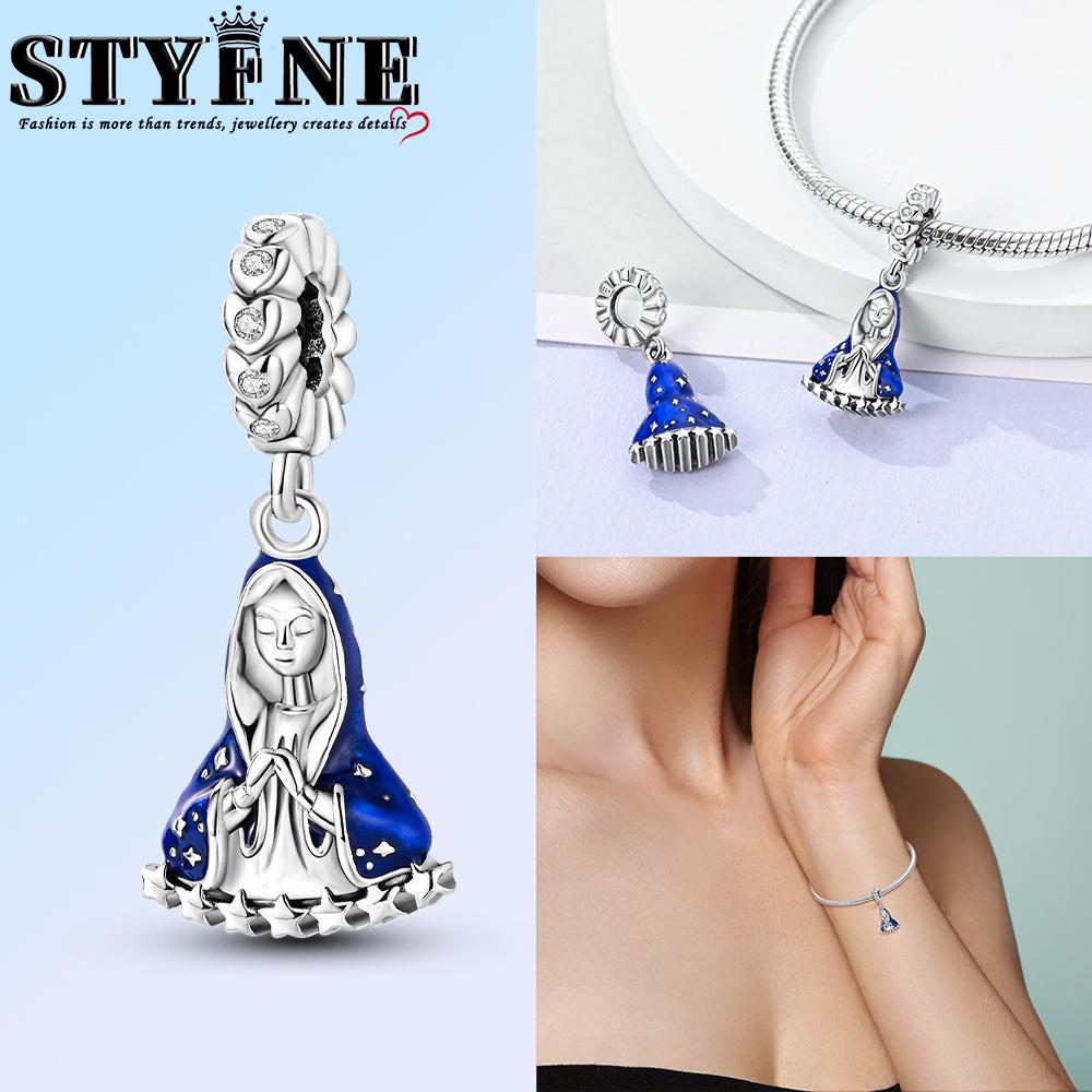 Изысканные Медные Подвески-Крестики Nossa Senhora Aparecida Подходят для Оригинальных Браслетов DIY Украшения Для Женщин