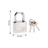 Навесной замок с 3 ключами, замки в форме сердца, прочный прочный замок из нержавеющей стали с высоким уровнем безопасности, прочный замок