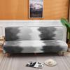 Modern Armless Folding Sofa Bed Cover Plaid Elastic Futon Large Seat Sofa Slipcovers Bedspread for Living Room Without Arms