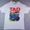Футболка с принтом группы TAD в стиле Rat Fink Белая Короткий рукав S-5XL FL1005 Унисекс Футболка