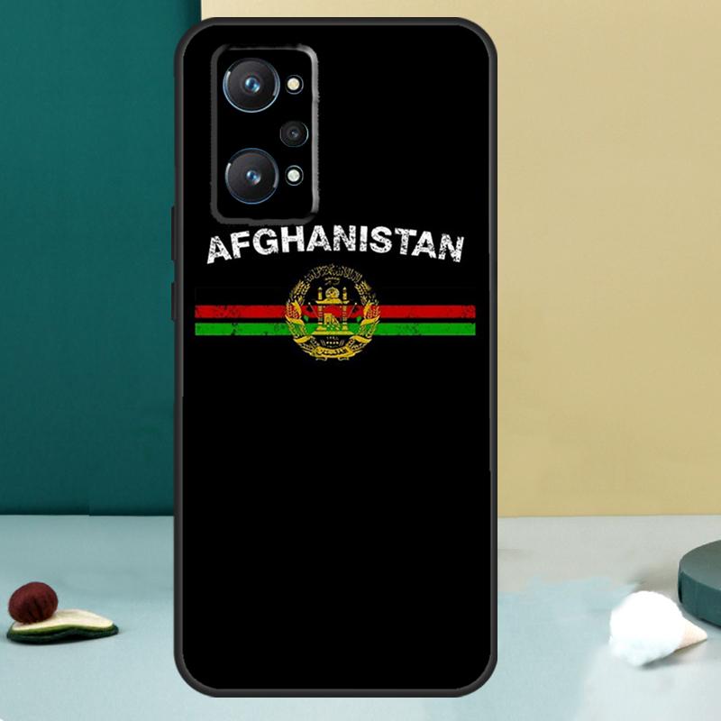 Чехол с флагом Афганистана для Realme 14 13 Pro Plus 10 11 12 GT 5 6 6T GT7 Pro C61 C55 C53 C51 C21Y C25S C75 C67