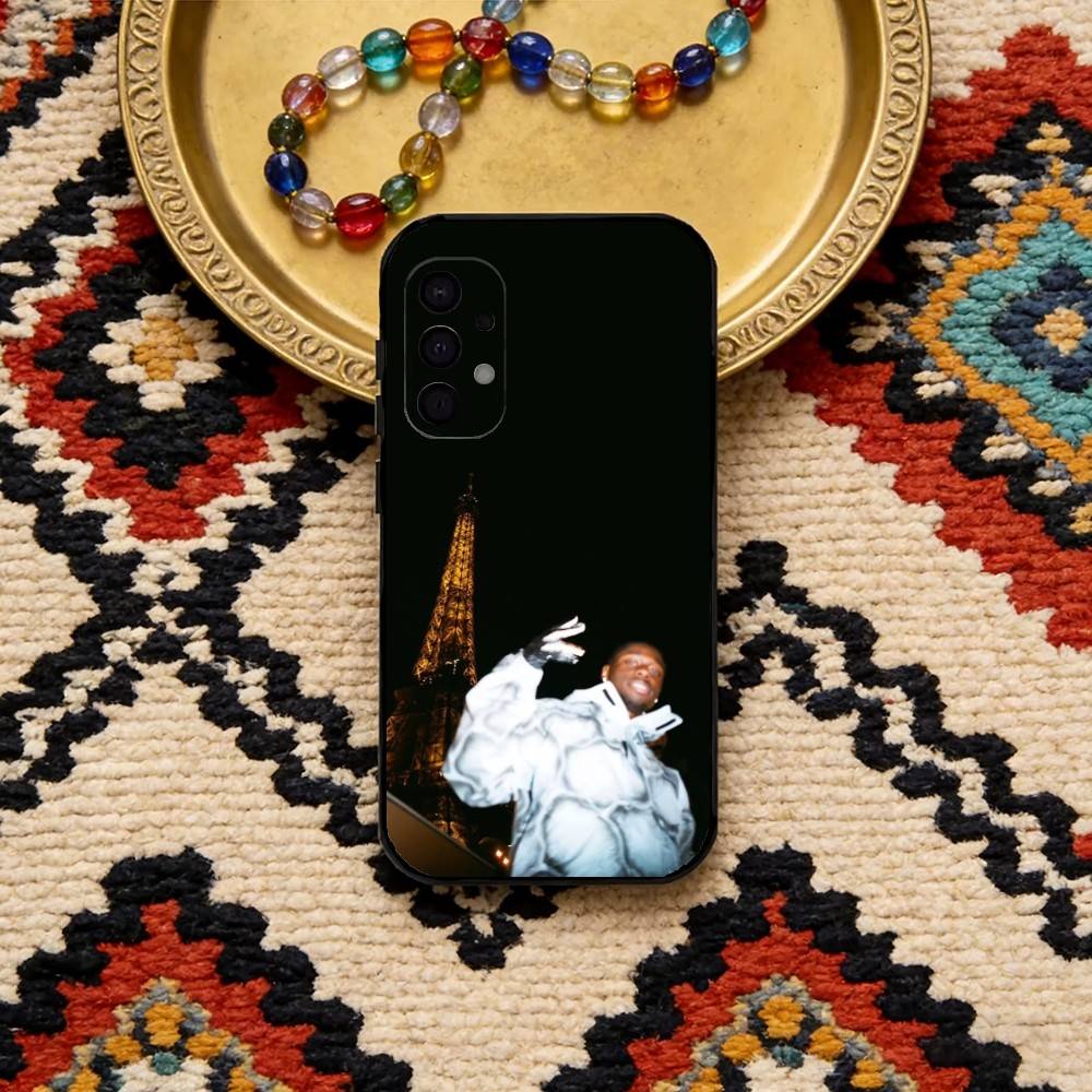 Rapper T-Tiakola BDLM Phone Case For Samsung S25,24,23,22,30,21,10,9,Ultra,Plus,FE 5G Black Soft Case