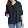 ZANZEA Womens Half Sleeve Round Neck Loose Blouse