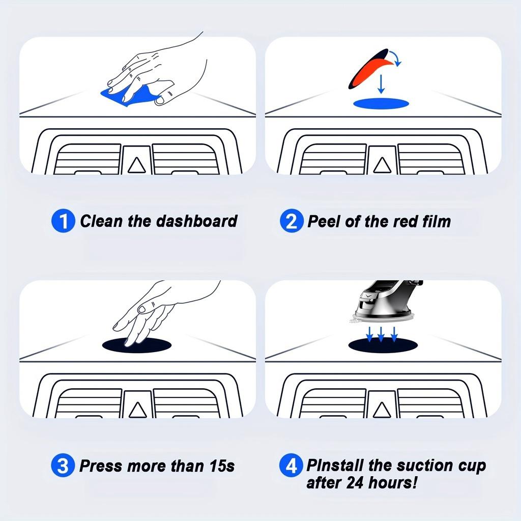 2шт. Клейкая накладка на приборную панель, монтажный диск, для автомобильного крепления на присоске для телефона, 80 мм(3,15 дюйма) Липкая присоска для держателя лобового стекла видеорегистратора, GPS и т. д.