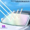 Car Sunshade UV Protection Curtain Car Sun Shade Laser Film Windshield Visor Front Windshield Sunshade Cover Sun Shade