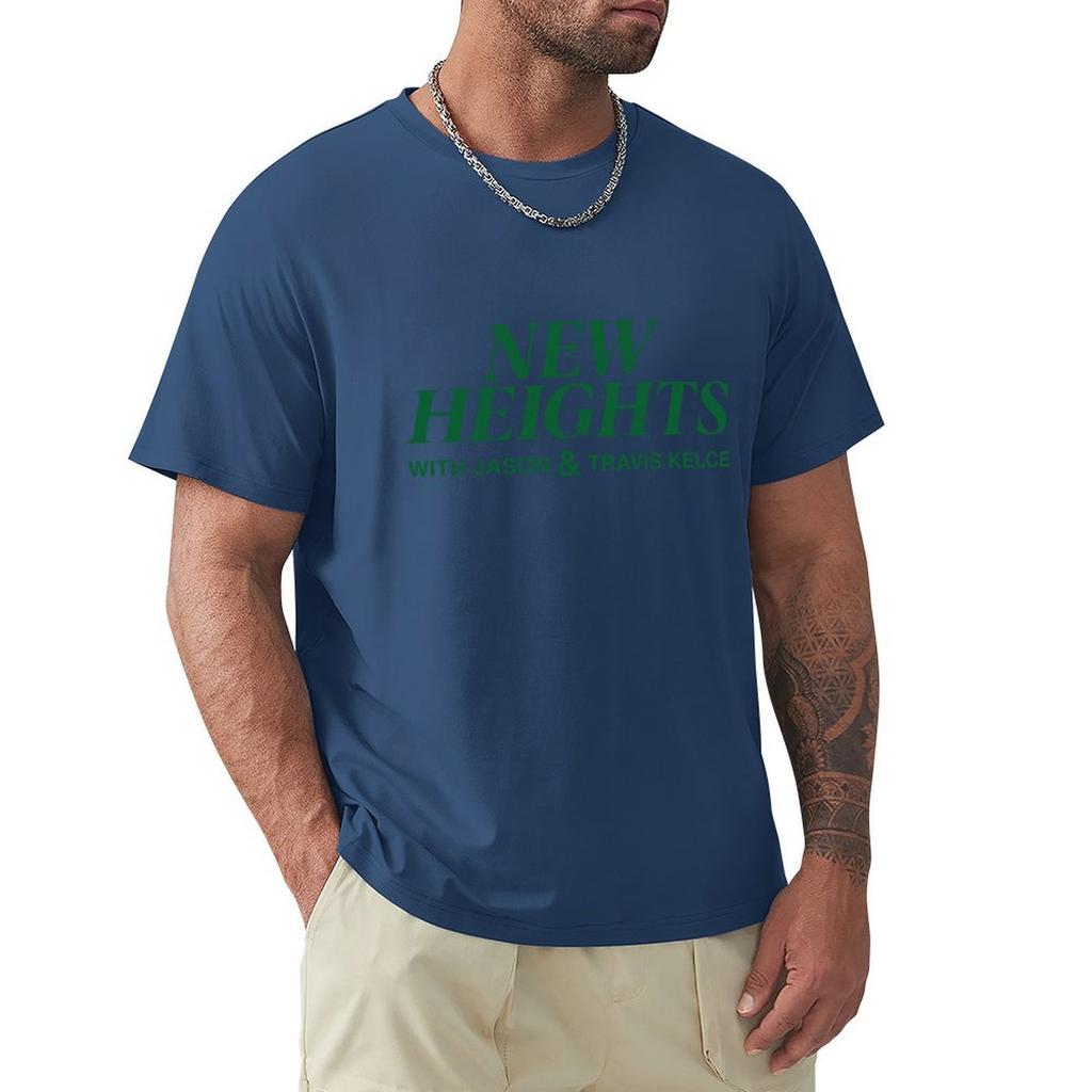 New Heights Merch New Heights Podcast T-Shirt Sweat Animal Prinfor Boys Quick Dry Blanks Mens Funny T Shirts