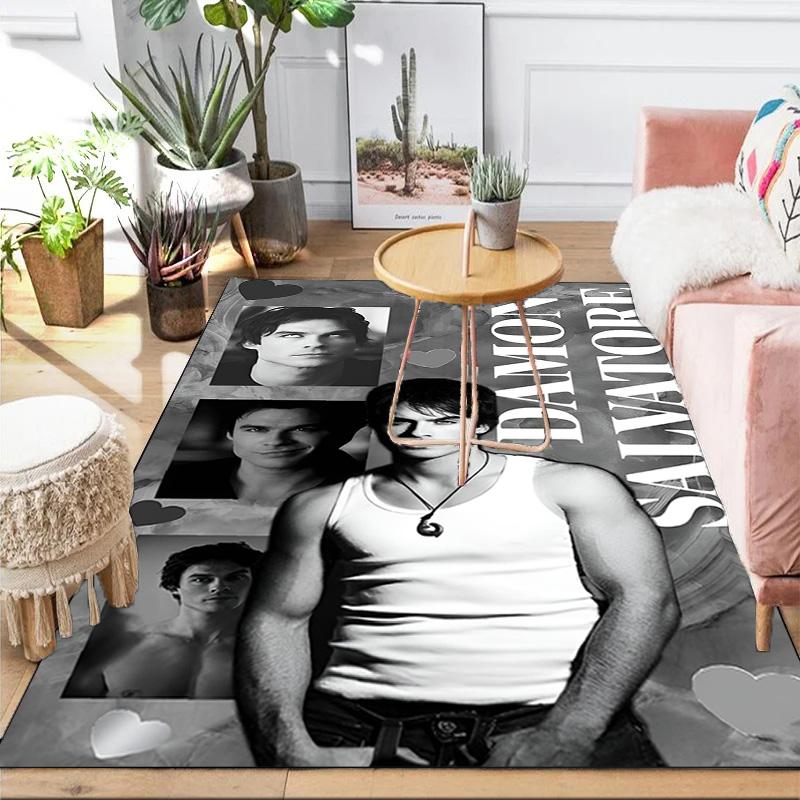 Two Men In Suits Damon Area Rug Suitable for Indoor And Outdoor,Carpets for Kitchens, Homes, Offices, Living Rooms,Home Decor,Christmas Gift