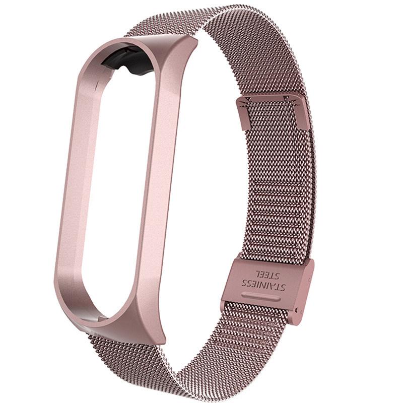 For Xiaomi Mi Band 3 4 5 6 Metal Strap Wristband Stainless Steel Buckle Replacement Strap