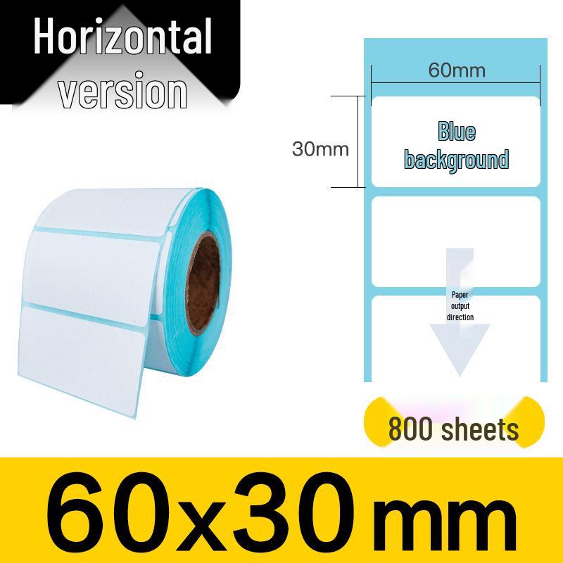 100x100x150mm Three-Proof Self-Adhesive Thermal Label Paper for Barcode Printing