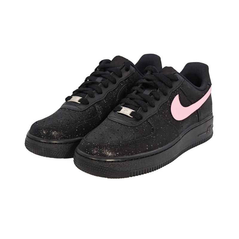 Nike Кроссовки Air Force 1 Low Skateboard Женские Светло-алмазные Черно-розовые DD8959-001(Команда133-)