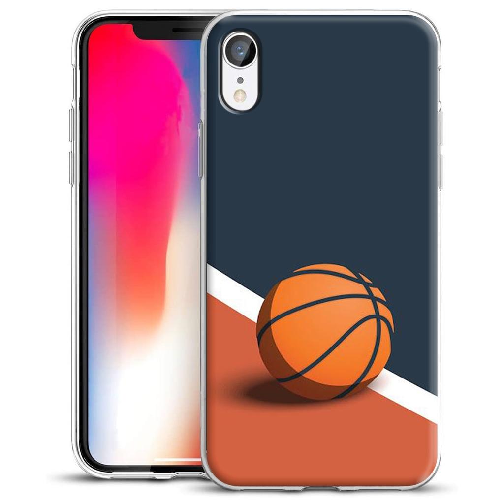 Силиконовый чехол с баскетбольной корзиной для Apple iPhone 12 Mini 11 Pro SE XS X XR Max 8 7 6S 6 Plus 5S