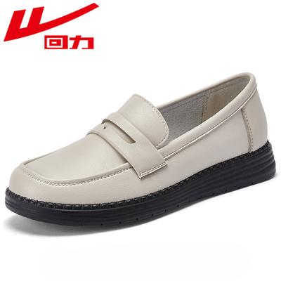 Женская кожаная обувь, легкая, нескользящая, износостойкая, для людей среднего и пожилого возраста