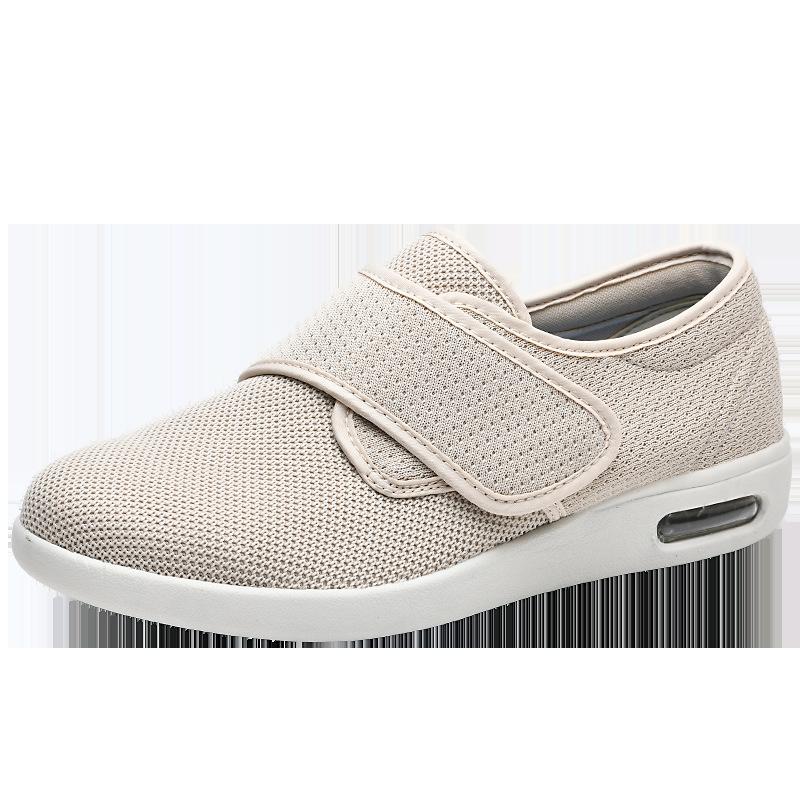 Модная обувь для пожилых людей, большого размера и ширины, обувь для ходьбы, регулируемая