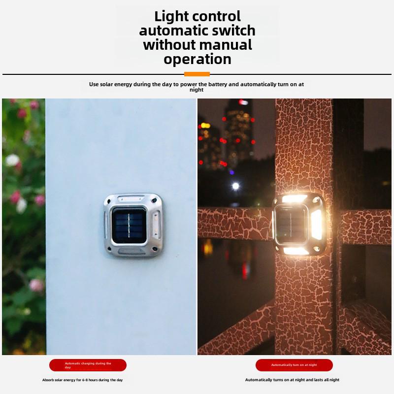 Уличный настенный светильник на солнечной батарее для двора, сада и балкона