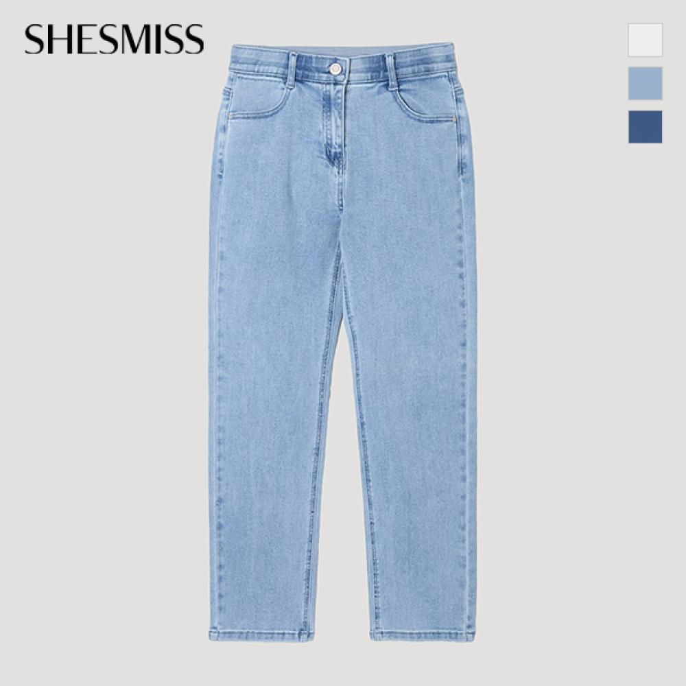 [Она S miSS] Зауженные джинсы из денима с эластичной задней частью SSmSlp22010