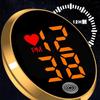 Mini Car Dashboard Clock Touch-Activated Digital Clock Stick-On Clock  for Car Boat Bike Truck