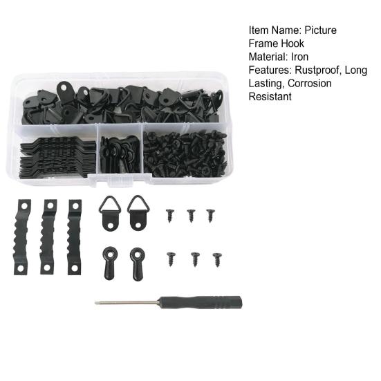 Маленькие треугольные крючки-вешалки для фоторамки с винтами, нержавеющие настенные крючки для колец, комплект фурнитуры, аксессуары
