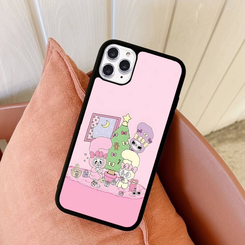 Интересный O-Opanchu Мультяшный U-Usagi Чехол для Телефона из PC+TPU Для IPhone 17 16 15 14 PRO MAX 11 12 13 PLUS MINI Чехол