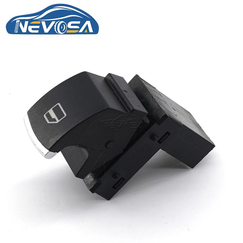 NEVOSA 5J0959855 For Skoda Octavia Fabia Superb Roomster Car Electric Power Window Regulator Lifter Switch Single Button 3 P