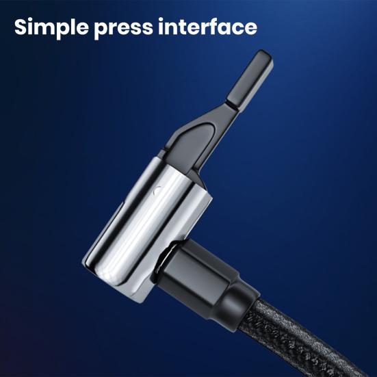 Портативный насос для накачивания шин с цифровым дисплеем и аккумулятором, портативный электрический воздушный компрессор