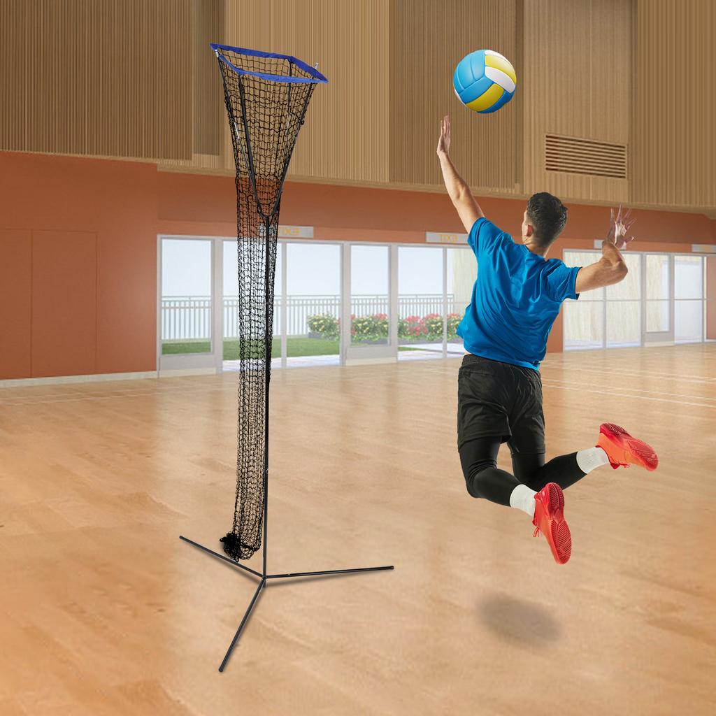 Система тренировочной сетки для волейбола, регулируемая высота 225-330 см, каркас для тренировочной сетки с регулировкой угла, портативное волейбольное оборудование