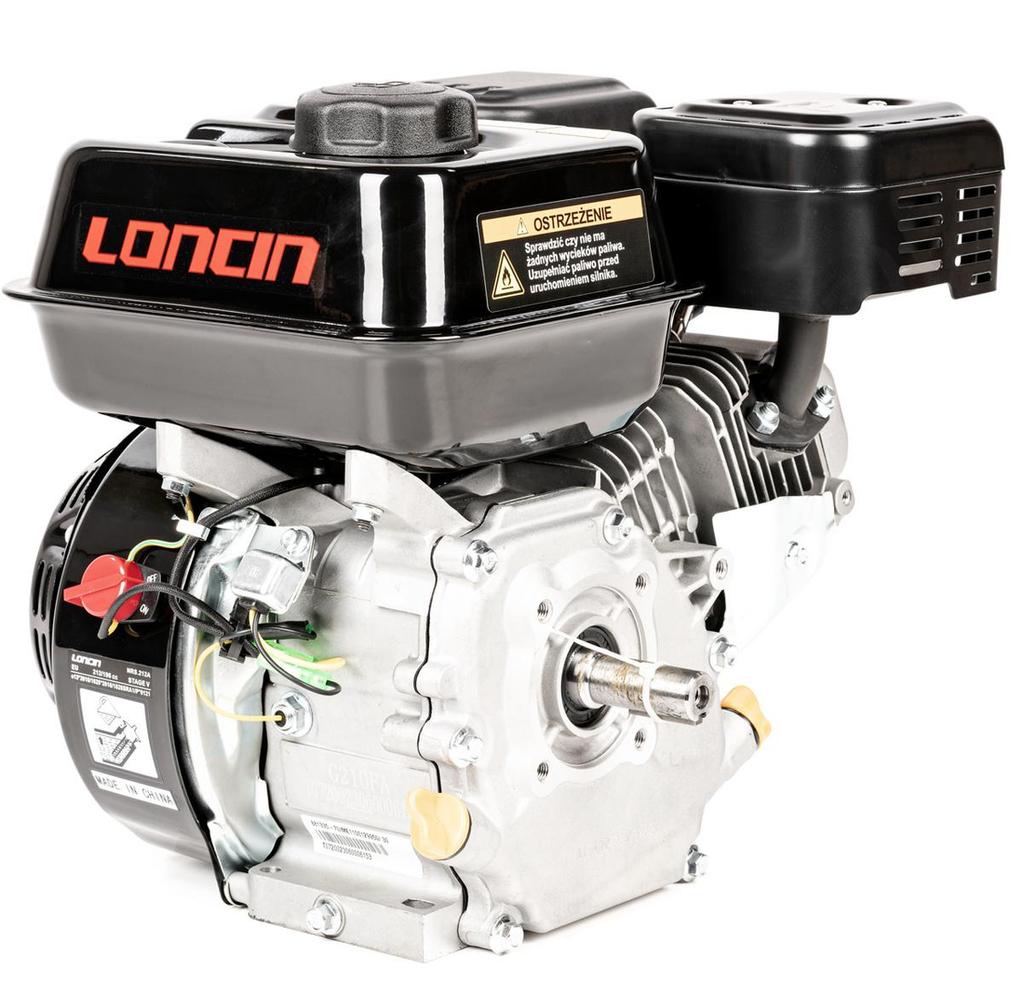 Loncin G210Fa-A Двигатель с горизонтальным валом 20 мм / 52 мм G210Fa-A