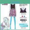 Костюм зомби Monster High для женщин из полиэстера и для ролевых игр на Хэллоуин