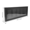 5-Grid Wall Mounted Trading Card Display Frame for Game Cards Baseball Basketball Soccer Football Hockey Psa Clear