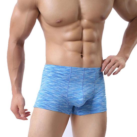 Sleep Underwear Men's Underwear Shorts Bulge Boxer Briefs Soft Trunks Plus Size Pouch Cool Modal Underpants For Men