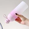 600ml Cute Frosted Gradient Water Cup High-capacity Outdoor Portable Sports Kettle Sealed Leak Proof Cold Ice Drinking Bottles