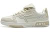 Women's Sneakers Anta AOYU Slip Resistant Cushioning Low top Skateboard Shoes Women's White Yellow