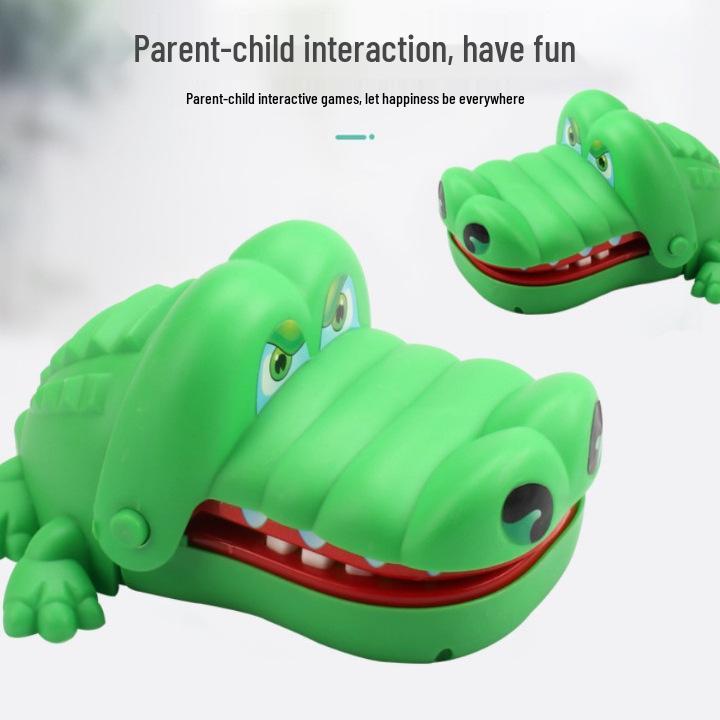 Giant Crocodile Bite Prank Toy - Shark Tooth Extraction Game for Kids & Parents