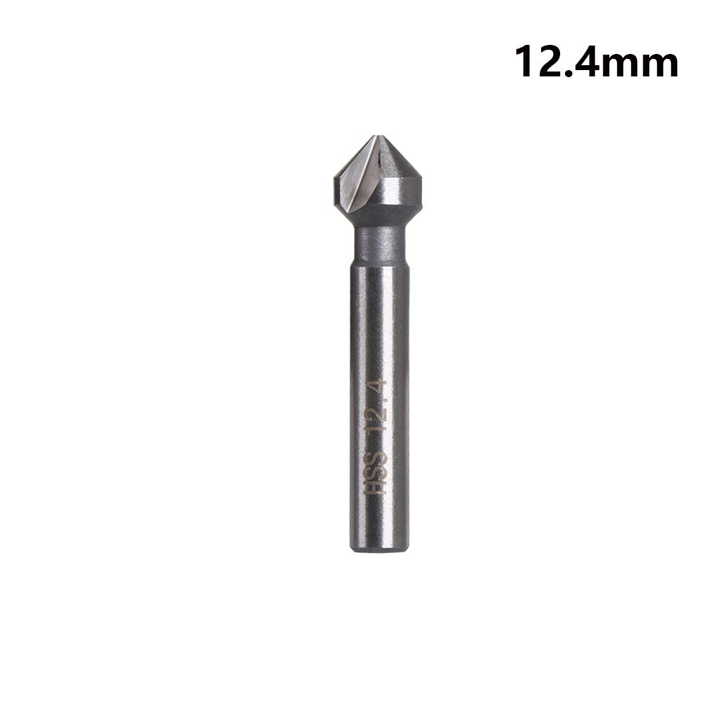 HSS Wood Steel Hard Metals Round Handle Three Edge Chamfer Hand Power Tools Countersink Drill Bit Cutter Tool